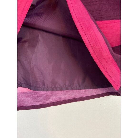 H&M Girls Bright Pink and Purple Multistriped Dress Size US 7-8 Y - Picture 5 of 7